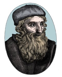 John Wycliffe, engelsk religiös reformator från 1300-talet, 1500-talet av Unbekannt