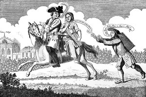 John of Gant reste, eller Mars på sin resa..., 1747 av Unbekannt
