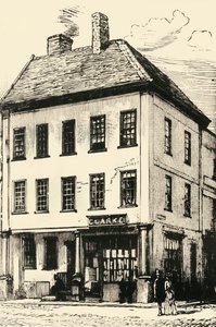 Johnsons födelseplats i Lichfield, 1902. av Unbekannt