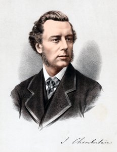 Joseph Chamberlain, brittisk politiker, ca 1880. av Unbekannt