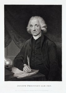 Joseph Priestley, engelsk-amerikansk teolog och kemist av Unbekannt