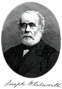 Joseph Whitworth, brittisk ingenjör, entreprenör och uppfinnare, c1880 av Unbekannt