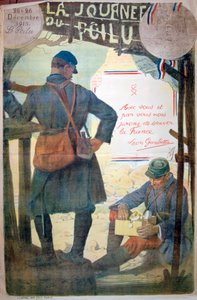 Håriga dagen 25 och 26 december 1915, fransk affisch från första världskriget, 1915 av Unbekannt