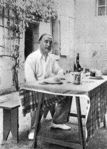 Jules Romains, fransk poet och författare, 1935 av Unbekannt