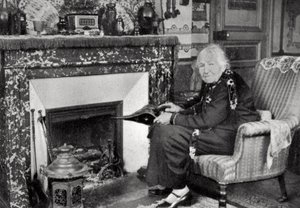 Juliette Adam, fransk författare och feminist, 1929 av Unbekannt