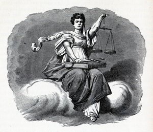 Rättvisa, 1882 av Unbekannt