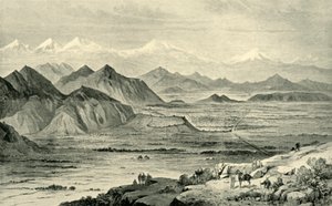 Kabul, tittar norrut från kullen ovanför det brittiska lägret vid Beni Hissar, 8 oktober 1879, 1901. av Unbekannt