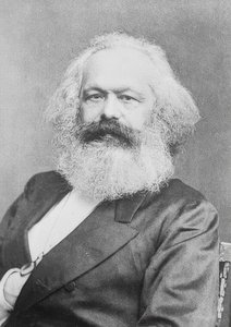 Karl Marx. Omkring 1880 av Unbekannt