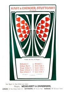 Kast & Ehinger, Stuttgart-annons, 1909. av Unbekannt