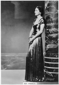Kay Francis, amerikansk scen- och filmskådespelerska, 1938 av Unbekannt