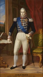 Kung Karl Felix av Sardinien 1765-1831 av Unbekannt