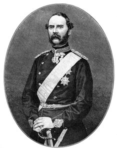 Kung Christian IX av Danmark 1818-1906 av Unbekannt