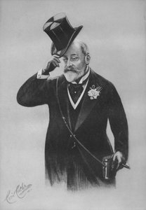 Kung Edward VII, 1911 av Unbekannt