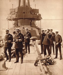 King George V ombord på HMS Neptune, 1910-talet 1935 av Unbekannt
