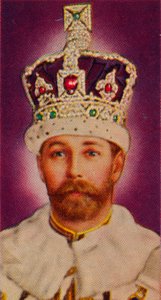 Kung George V vid sin kröning, 1911 1935 av Unbekannt