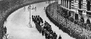 King George Vs begravningsprocession, London, januari 1936 av Unbekannt