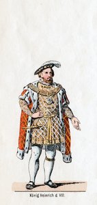 Kung Henry VIII av England, kostymdesign för Shakespeares pjäs, Henry VIII, 1800-talet av Unbekannt