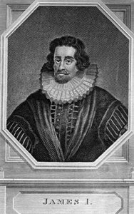 Kung Jakob I, 1566-1625 av Unbekannt