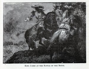 King James i slaget vid Boyne, 1882 av Unbekannt