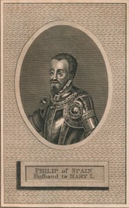 Kung Filip II av Spanien, make till drottning Mary I, 1793 av Unbekannt