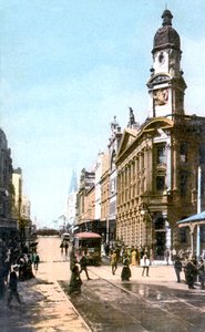 King Street, Sydney, Australien, ca 1900-talet av Unbekannt