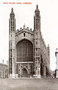 Kings College Chapel, Cambridge, 1908 av Unbekannt