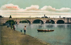 Kingston Bridge, 1908 av Unbekannt