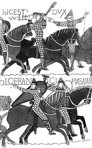 Riddare av Duc Guillaume, c1070 1849 av Unbekannt