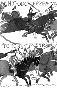 Riddare av Duc Guillaume, c1070 1849 av Unbekannt