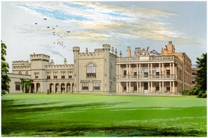 Knowsley Hall, Lancashire, hem för Earl of Derby, c1880 av Unbekannt