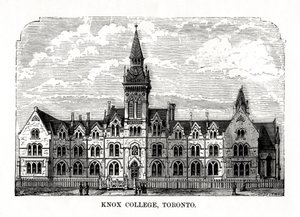 Knox College, Toronto, Ontario, Kanada, 1800-talet av Unbekannt