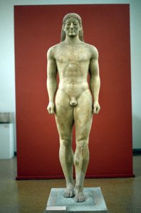 Kouros, c650-500 f.Kr av Unbekannt