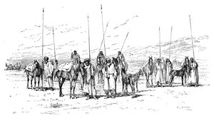 Kurdiskt kavalleri, 1895 av Unbekannt