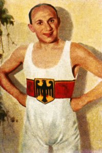 Kurt Leucht, tysk mästare i brottning i bantamvikt, 1928. av Unbekannt