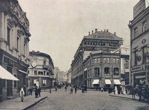 Kuznetsky Most Blacksmiths Bridge, Moskva, Ryssland, 1912 av Unbekannt