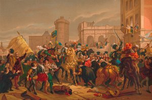 Lentree dHenri IV a Paris Henri IV:s intåg i Paris, 1817 av Unbekannt