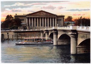 Deputeradekammaren och Pont de la Concorde, Paris, c1900 av Unbekannt
