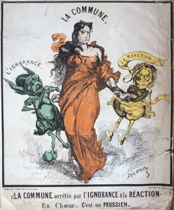 Kommunen arresterad av okunnighet och reaktion, 1871 av Unbekannt