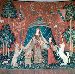 La Dame A La Licorne, 1400-talet av Unbekannt