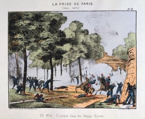 Infångandet av Paris, 22 maj 1871 av Unbekannt