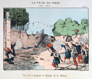 Infångandet av Paris, maj 1871 av Unbekannt