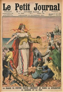 Civiliserande uppdrag. Le Petit Journal, 19 november 1911, 1911. av Unbekannt