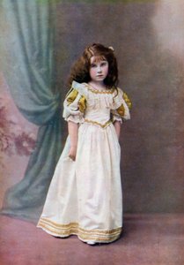 Lady Elizabeth Bowes-Lyon, sex år gammal, 1906-1907 1923 av Unbekannt