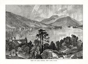 Lake George, delstaten New York, USA, 1877 av Unbekannt