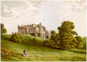 Lambton Castle, County Durham, hem för Earl of Durham, c1880 av Unbekannt