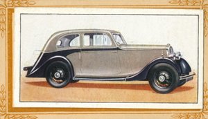 Lanchester 10 Streamlined Saloon, c1936 av Unbekannt