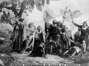 Columbus landning i Amerika, 1400-talet, 1920-talet av Unbekannt
