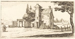 Landskap, i eller efter 1635. av Unbekannt
