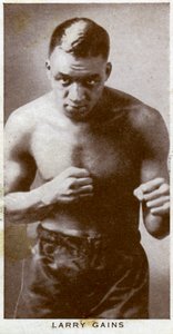 Larry Gains, kanadensisk boxare, 1938 av Unbekannt