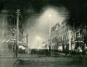 Launceston By Night Brisbane Street, 1901. av Unbekannt